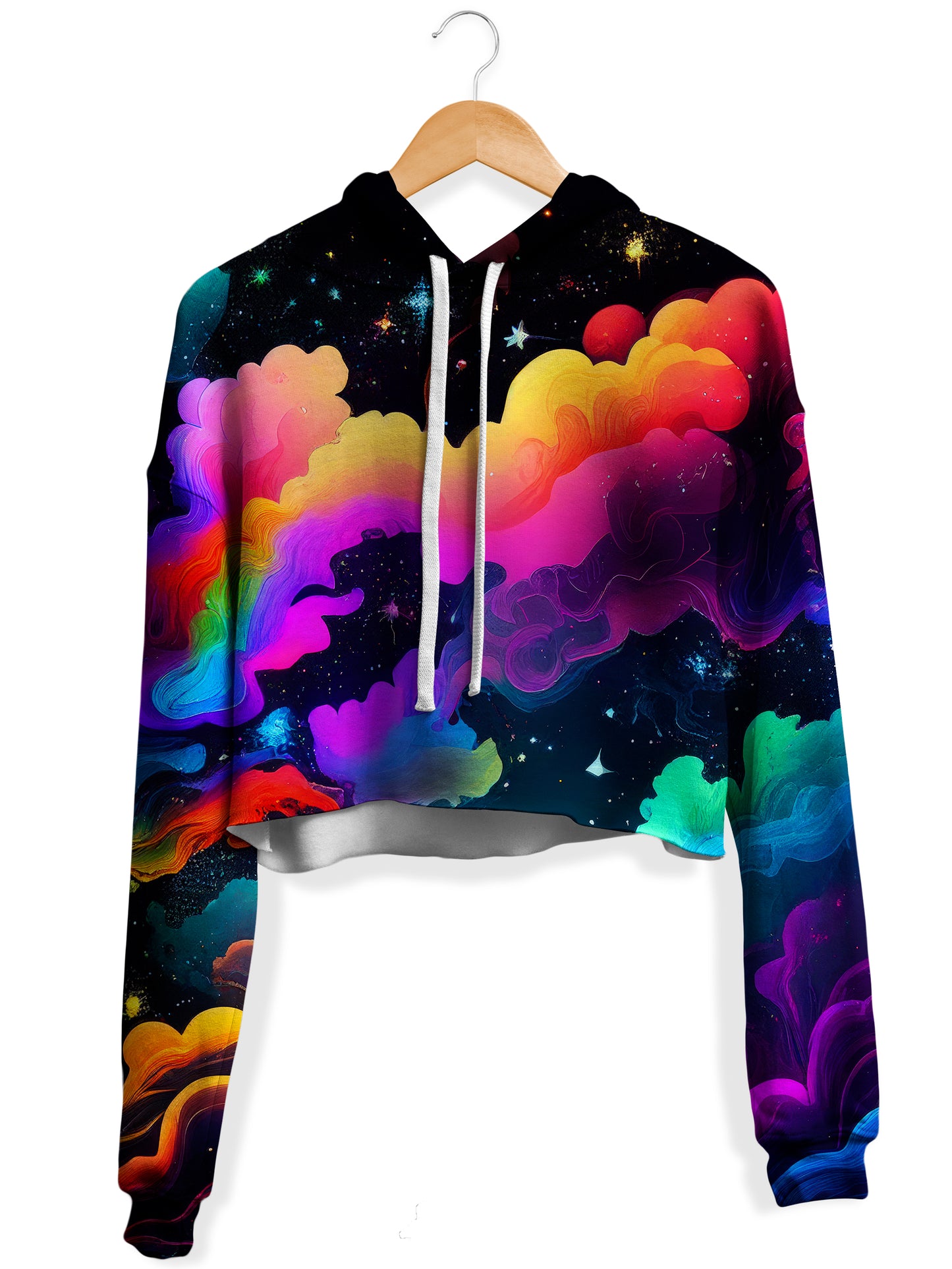 Over the Horizon Fleece Crop Hoodie, iEDM, | iEDM