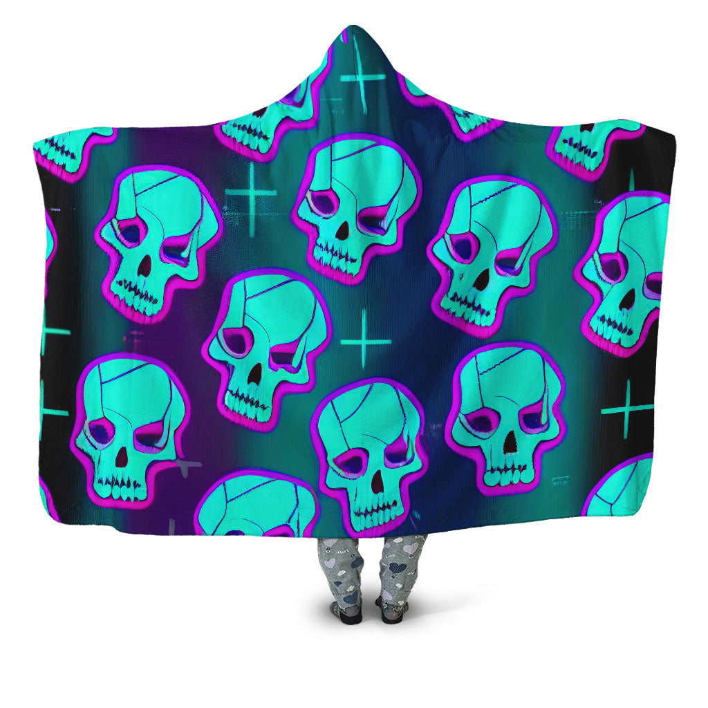 Neon Fright Hooded Blanket, iEDM, | iEDM