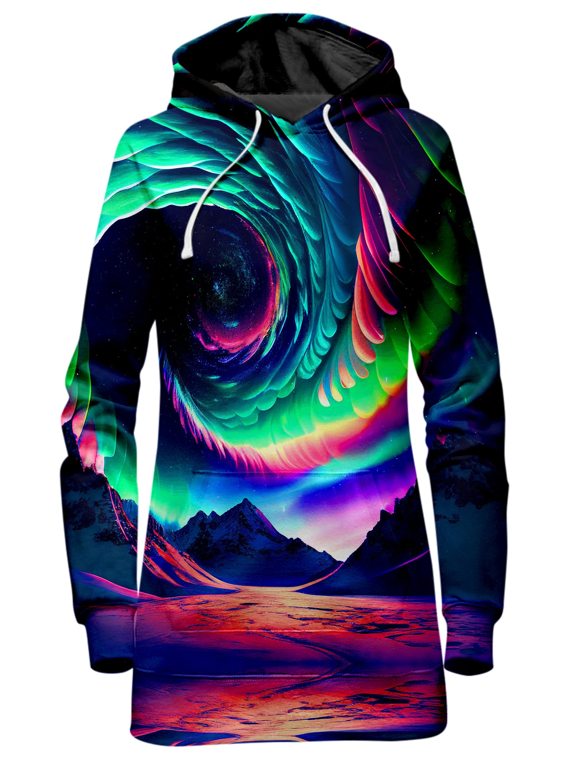 Northern Lights II Hoodie Dress, iEDM, | iEDM
