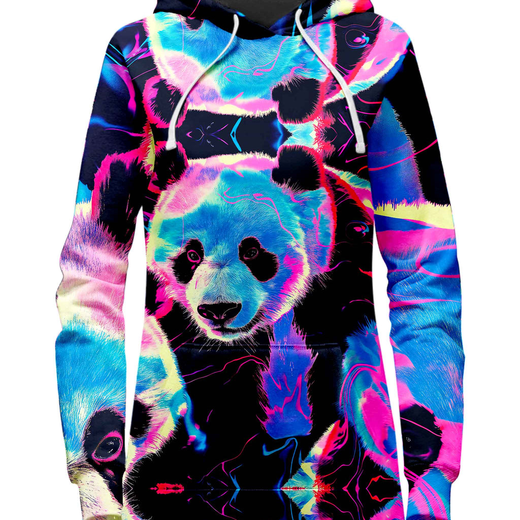Panda Peaking Hoodie Dress, iEDM, | iEDM