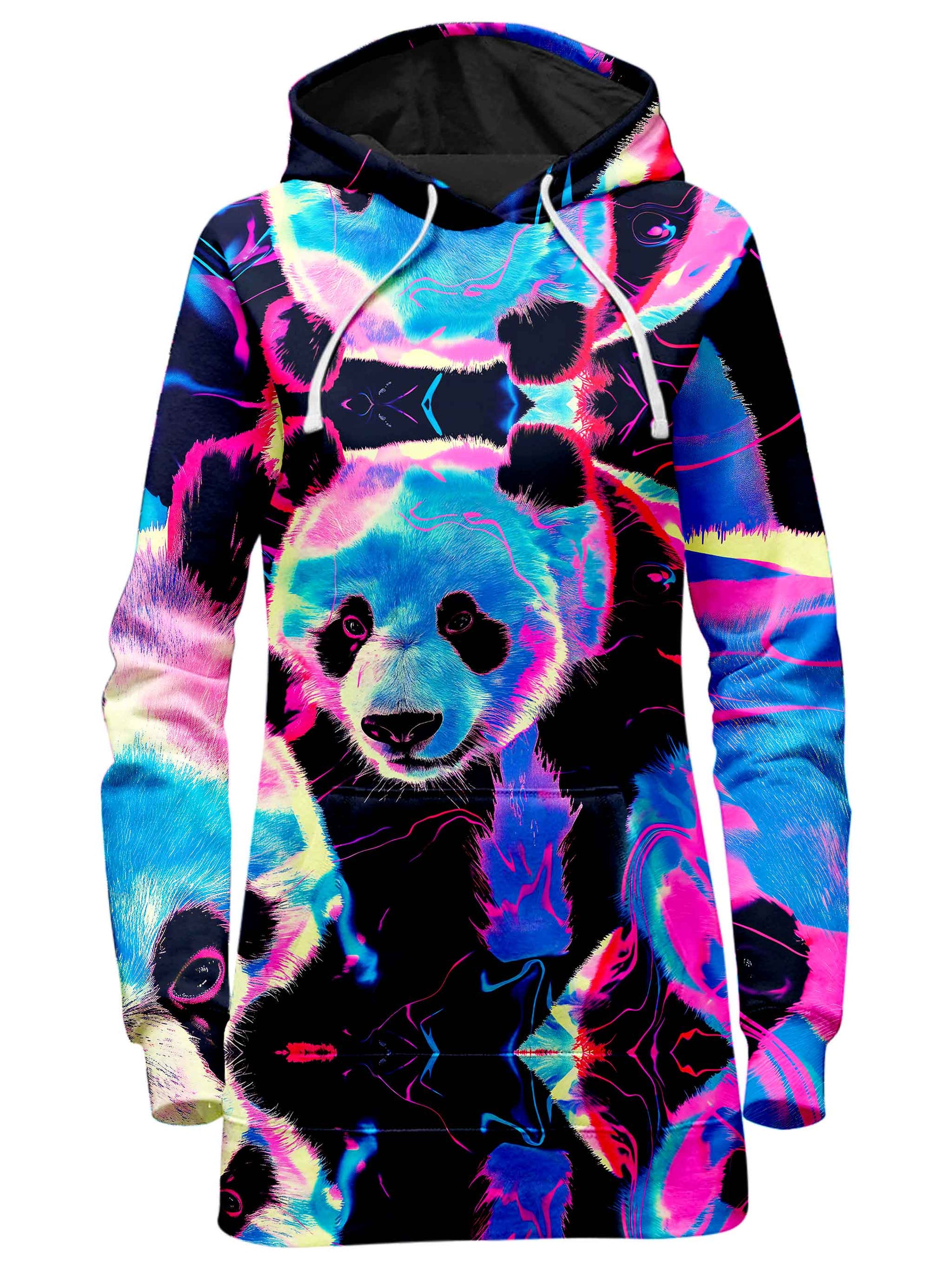 Panda Peaking Hoodie Dress, iEDM, | iEDM