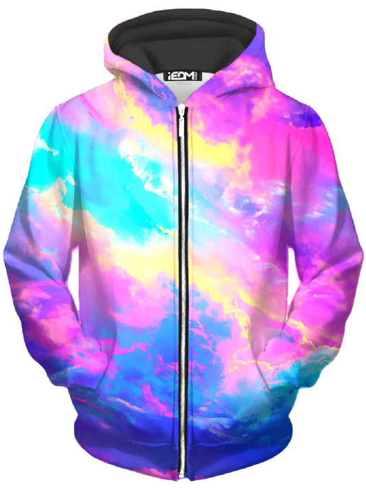 Claudopia Unisex Zip-Up Hoodie, iEDM, | iEDM