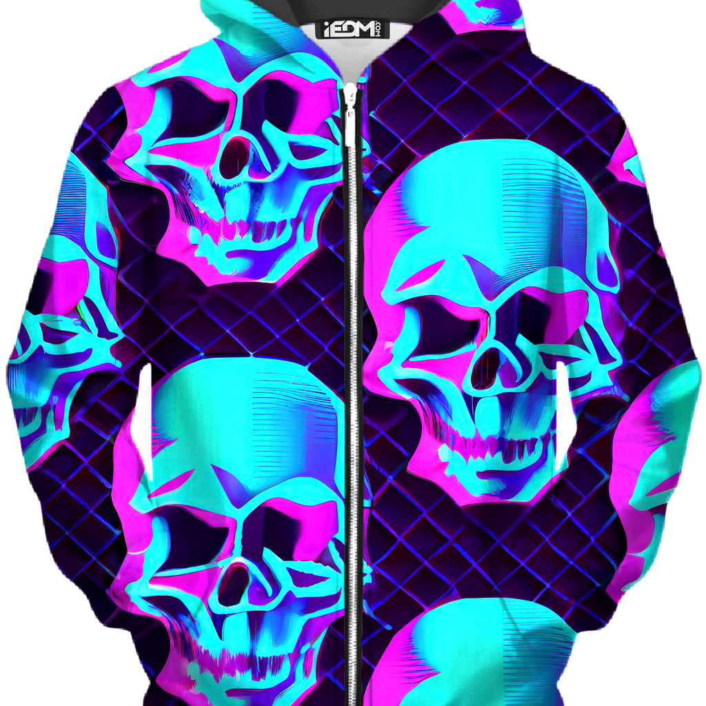 Night Trek Unisex Zip-Up Hoodie, iEDM, | iEDM