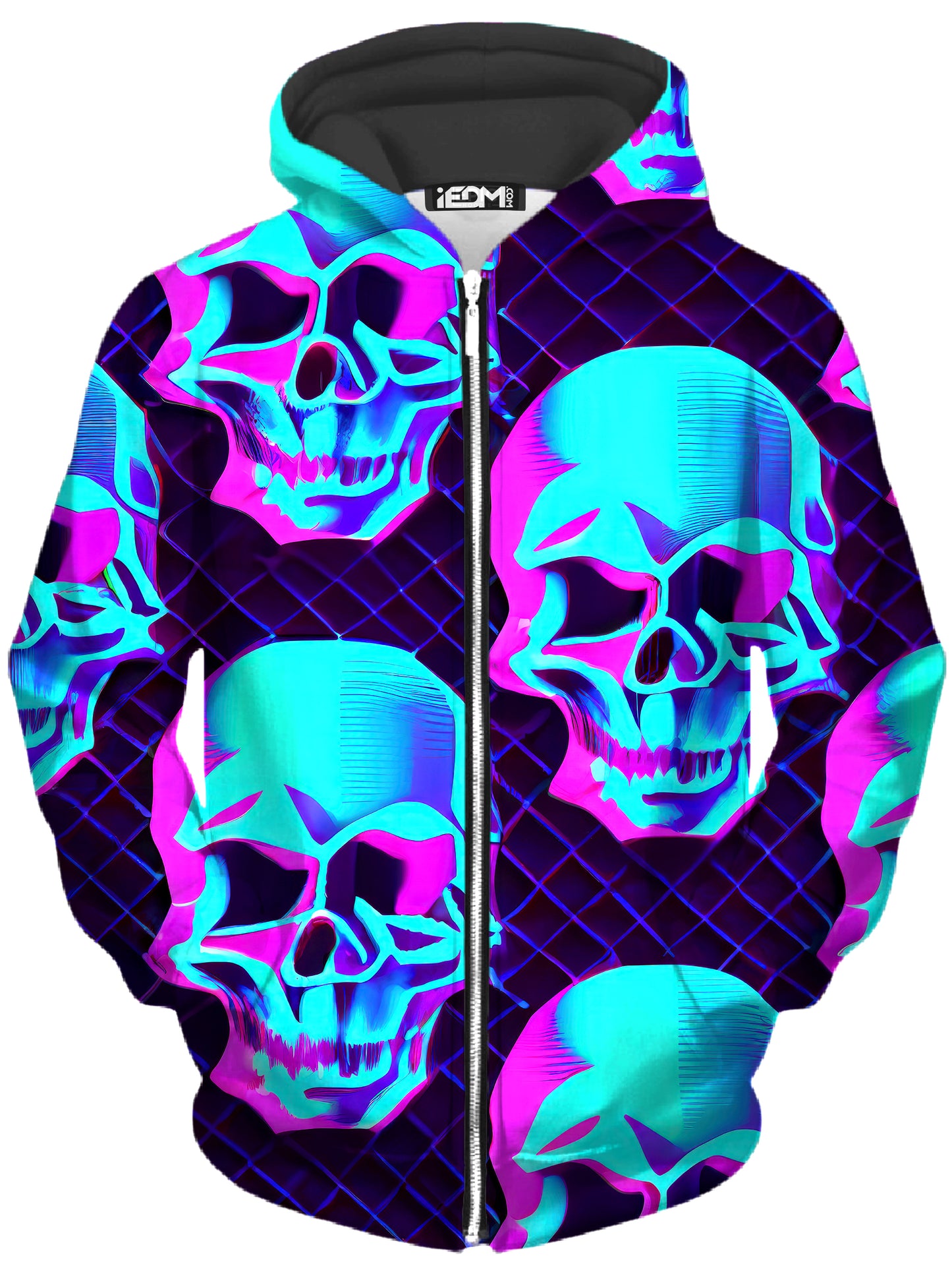 Night Trek Unisex Zip-Up Hoodie, iEDM, | iEDM