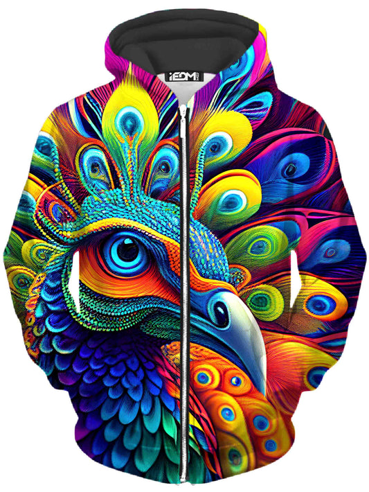 Paon Unisex Zip-Up Hoodie, iEDM, | iEDM