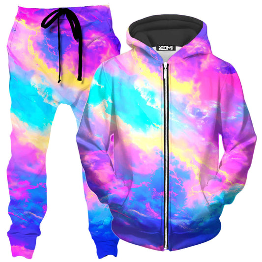 Claudopia Zip-Up Hoodie and Joggers Combo, iEDM, | iEDM