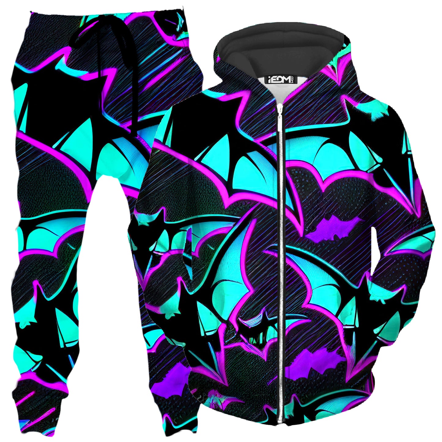 From Above Zip-Up Hoodie and Joggers Combo, iEDM, | iEDM