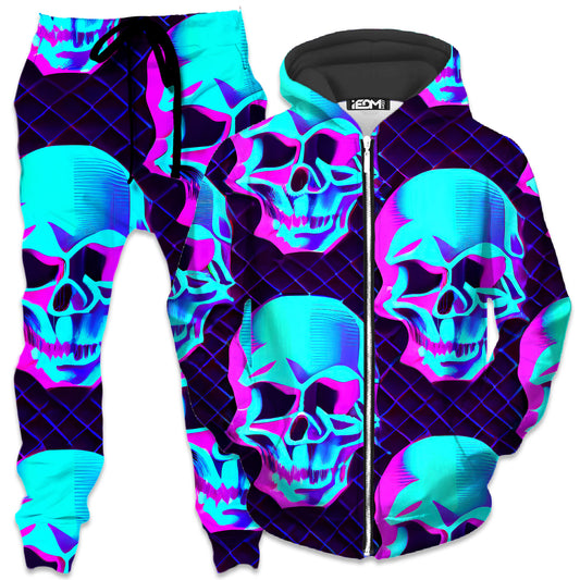 Night Trek Zip-Up Hoodie and Joggers Combo, iEDM, | iEDM