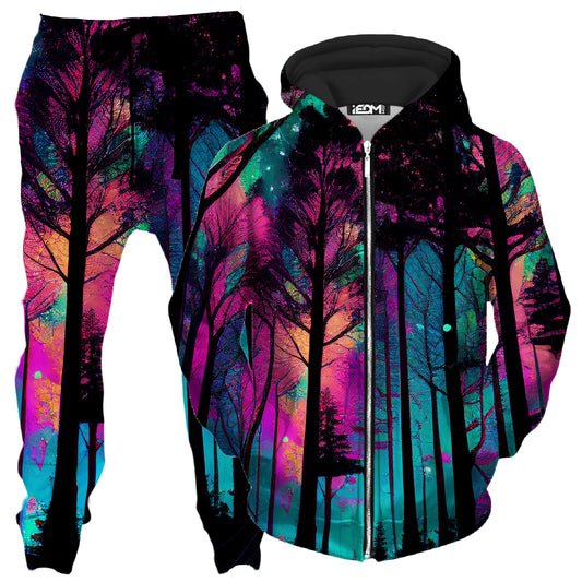 Psilo Woods Zip-Up Hoodie and Joggers Combo, iEDM, | iEDM