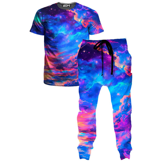 Storybook Sky T-Shirt and Joggers Combo, iEDM, | iEDM