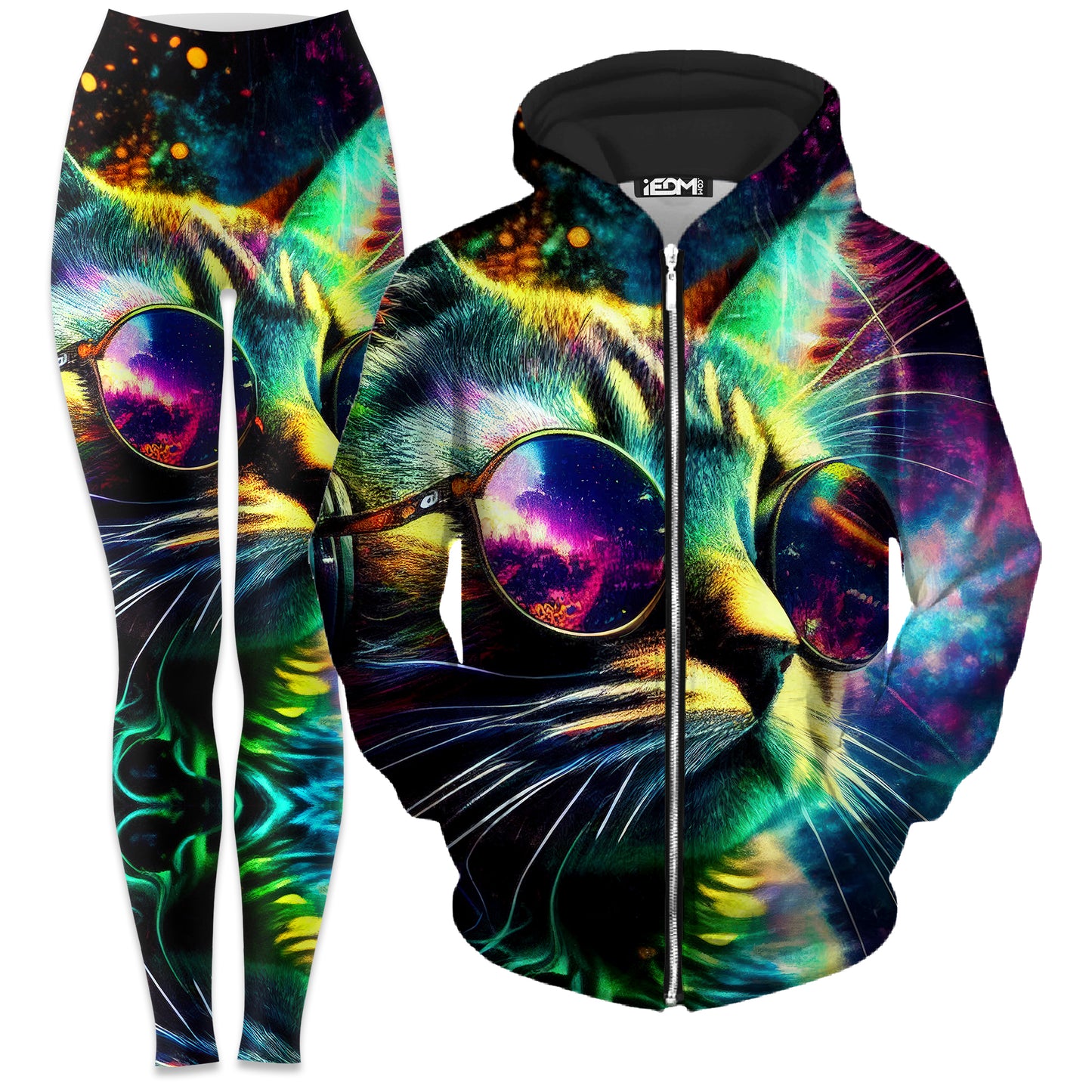 Enjoy the Views Zip-Up Hoodie and Leggings Combo, iEDM, | iEDM