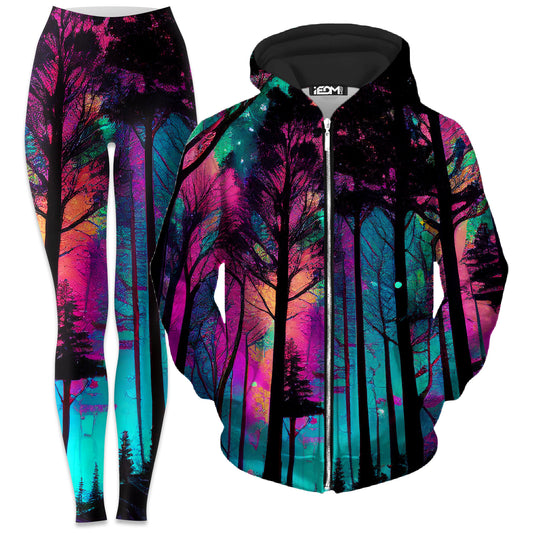 Psilo Woods Zip-Up Hoodie and Leggings Combo, iEDM, | iEDM