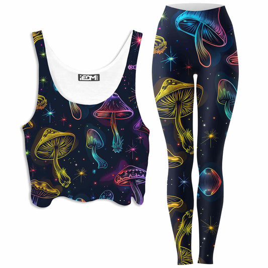 Magic Dreams Crop Top and Leggings Combo, iEDM, | iEDM