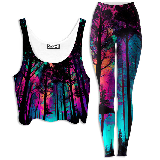 Psilo Woods Crop Top and Leggings Combo, iEDM, | iEDM
