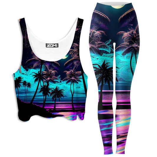 Spellbound Crop Top and Leggings Combo, iEDM, | iEDM
