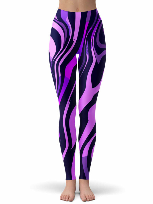 Noir Stripes Leggings, iEDM, | iEDM