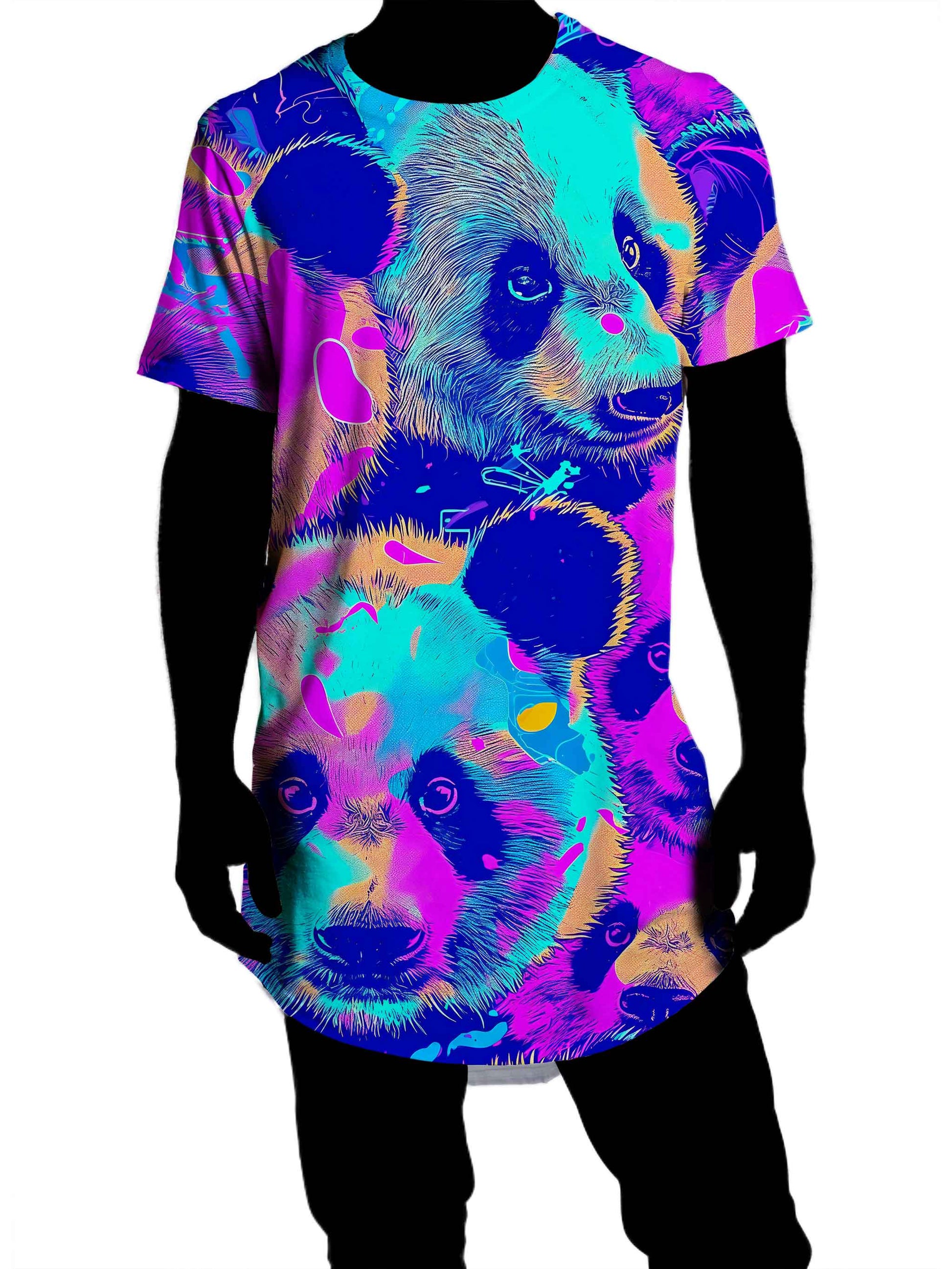 Panda Melt Drop Cut T-Shirt, iEDM, | iEDM
