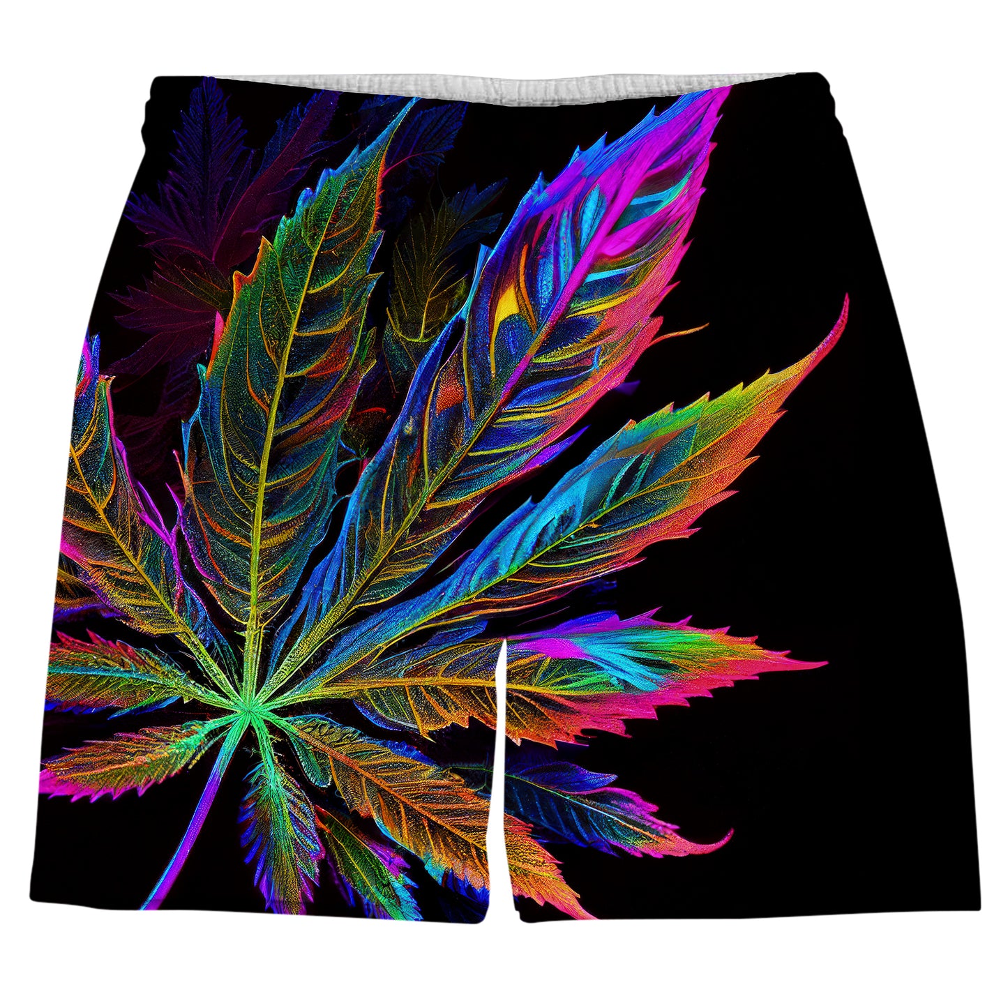 Blacklight Weed Men's Tank and Shorts Combo, iEDM, | iEDM