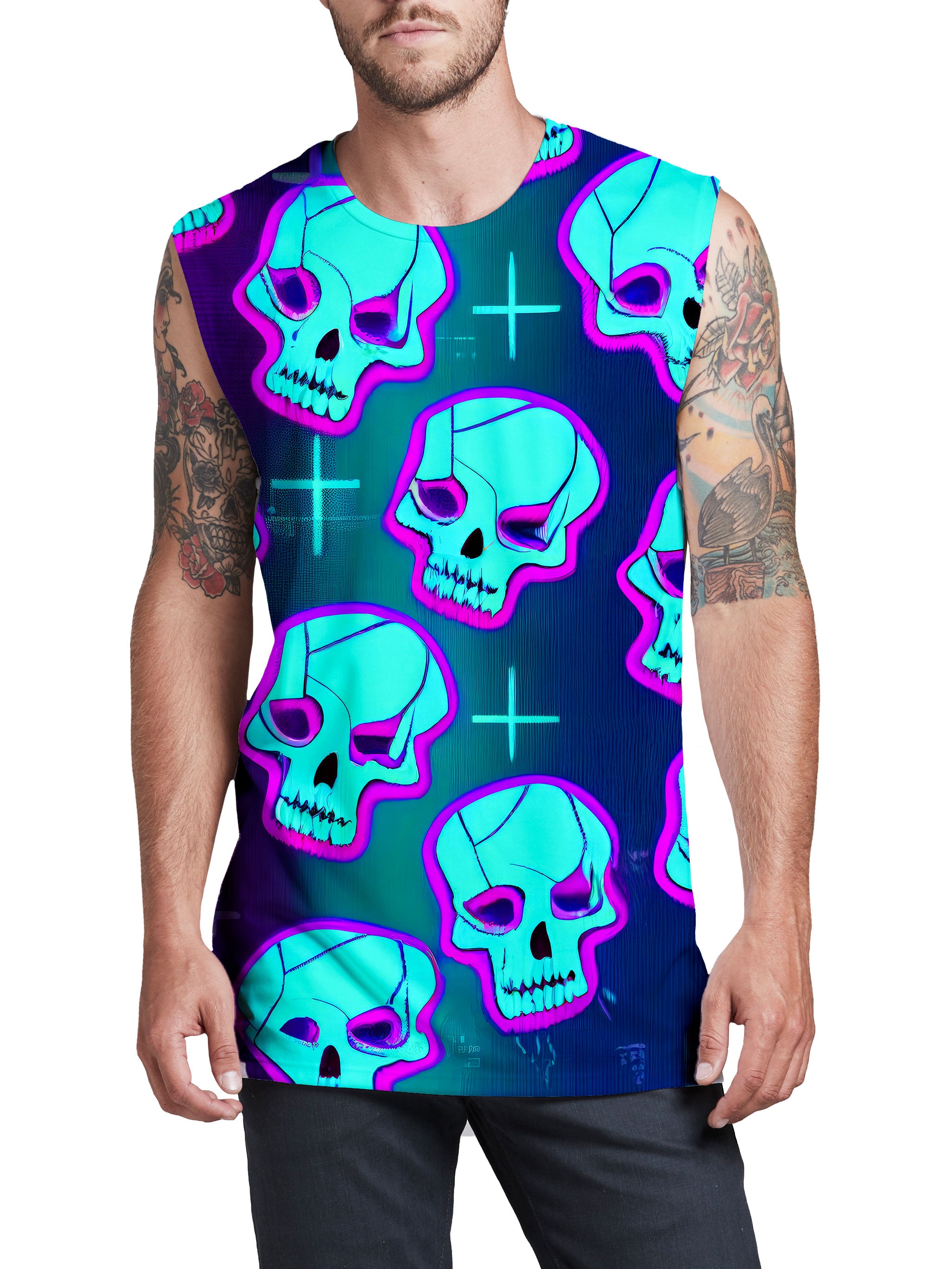 Neon Fright Men S Muscle Tank Iedm