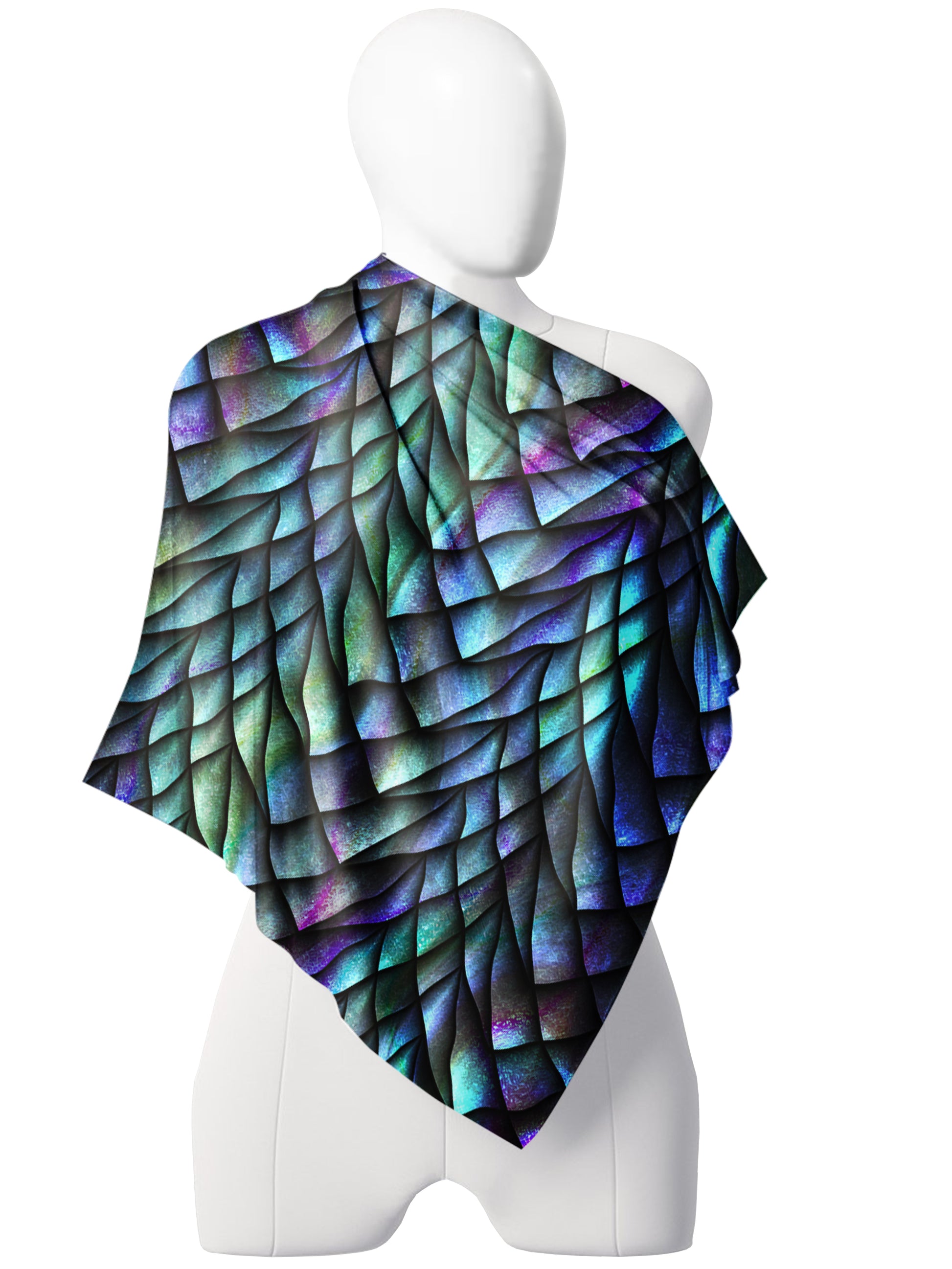 Dosed Dragon Scale Rave Scarf, iEDM, | iEDM