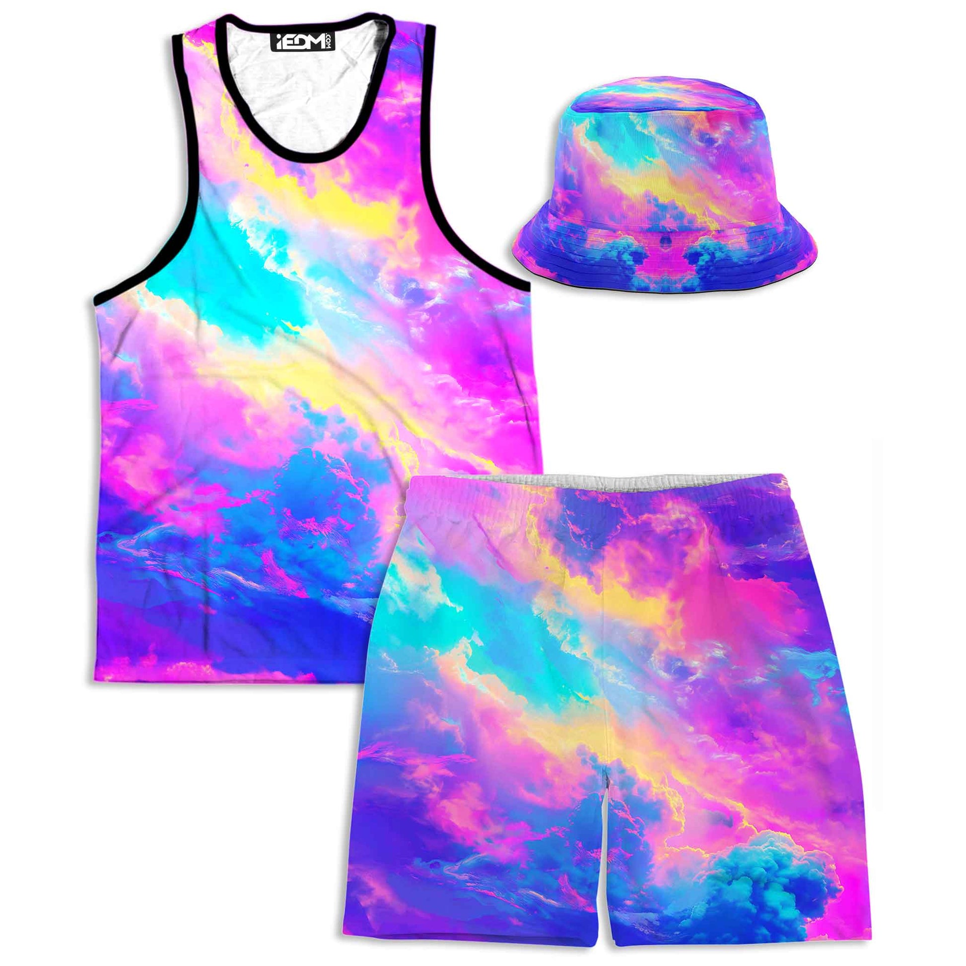 Claudopia Tank and Shorts with Bucket Hat Combo, iEDM, | iEDM