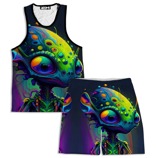 Friendly Visitors Men's Tank and Shorts Combo, iEDM, | iEDM