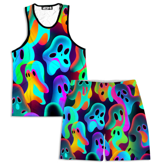 Ghostly Men's Tank and Shorts Combo, iEDM, | iEDM