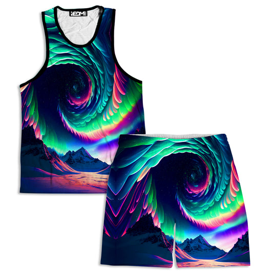Northern Lights II Men's Tank and Shorts Combo, iEDM, | iEDM