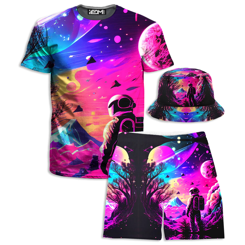 Metasphere T-Shirt and Shorts with Bucket Hat Combo, iEDM, | iEDM