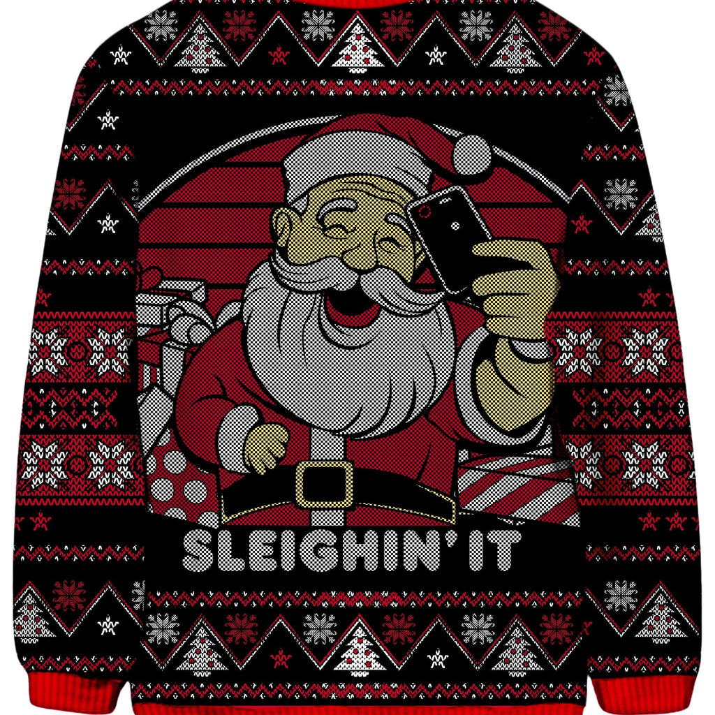Sleighin It Ugly Sweatshirt, iEDM, | iEDM