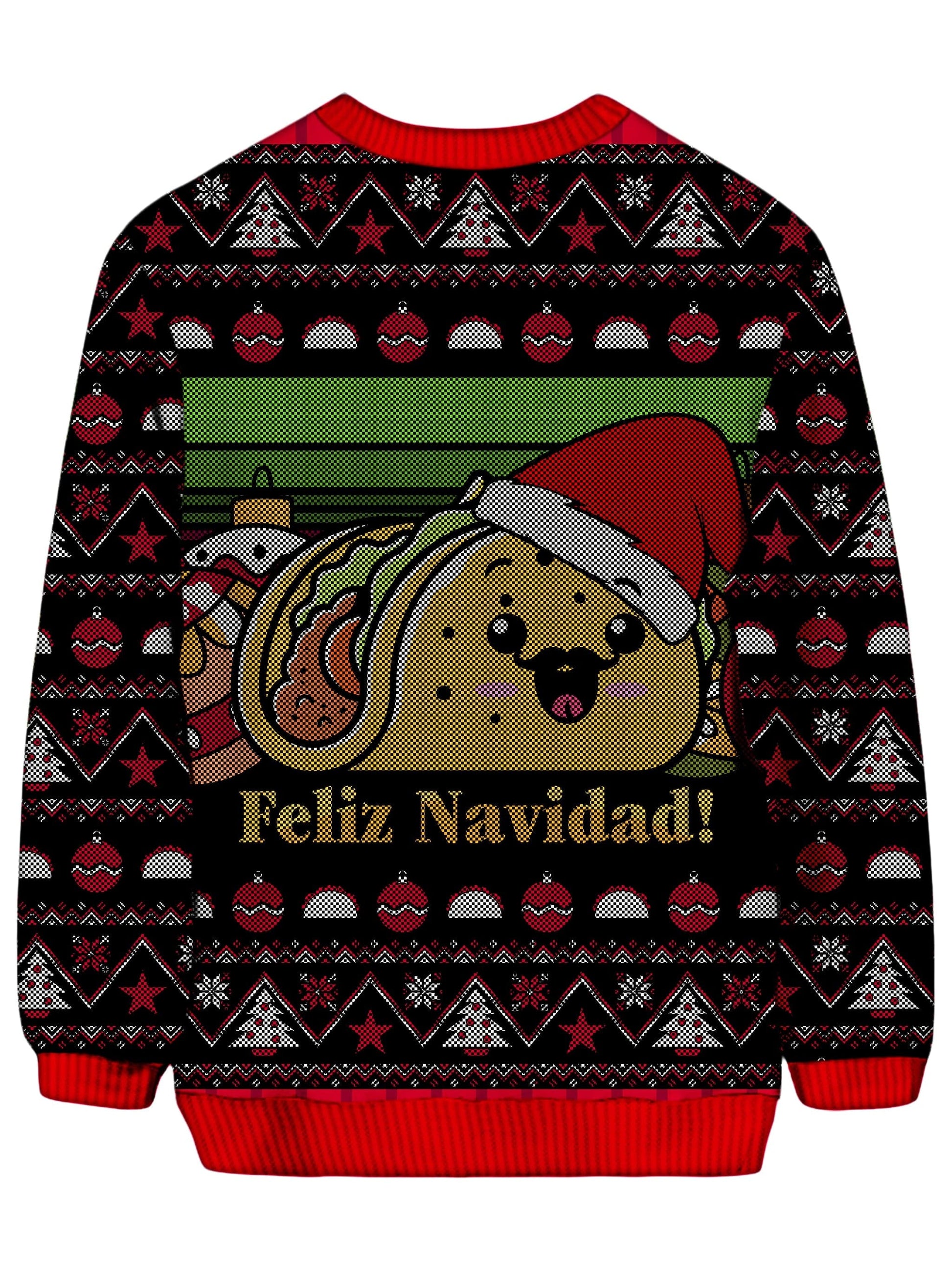 Taco Christmas Ugly Sweatshirt, iEDM, | iEDM