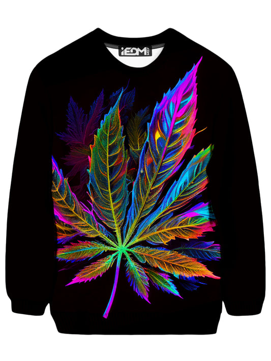 Blacklight Weed Sweatshirt, iEDM, | iEDM