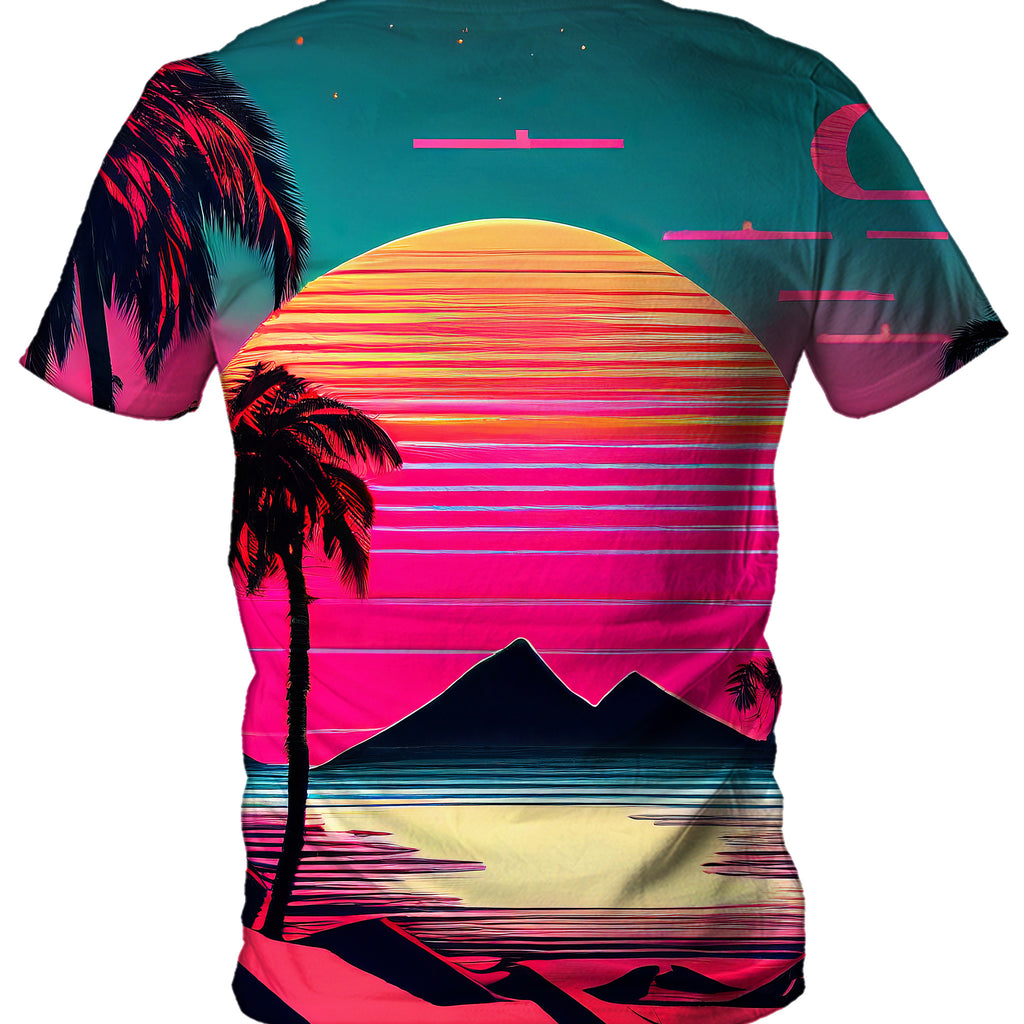 Beach Sunset Men's T-Shirt, iEDM, | iEDM