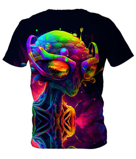 iEDM - Psychedelic Alien Men's T-Shirt