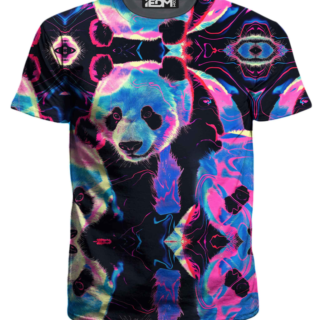 Panda Peaking Men's T-Shirt, iEDM, | iEDM