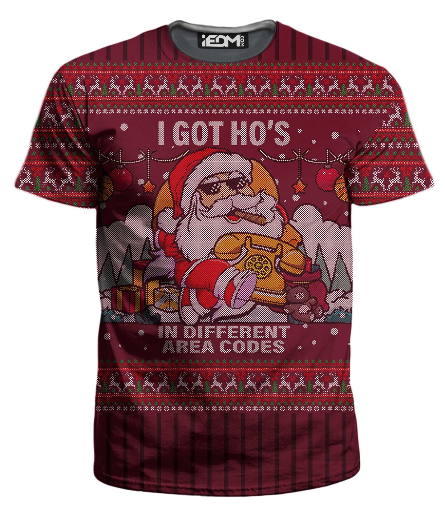 Santa Pimp Men's T-Shirt, iEDM, | iEDM