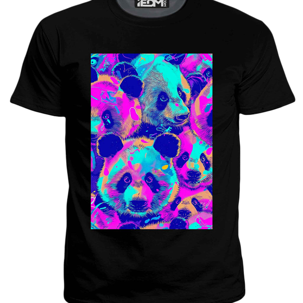 Panda Melt Men's Graphic T-Shirt, iEDM, | iEDM