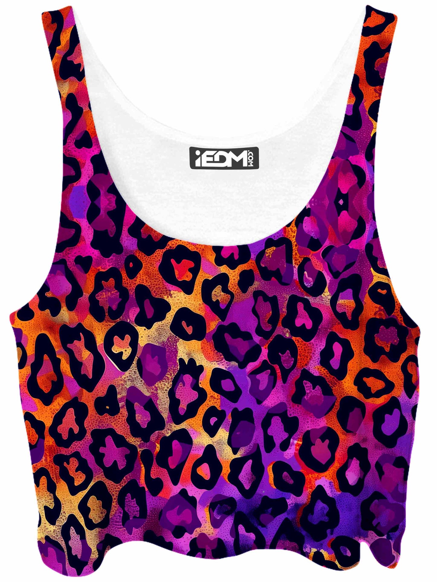Neon Leopard Crop Top and Booty Shorts Combo, iEDM, | iEDM