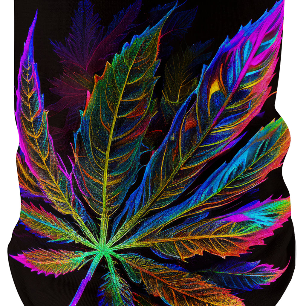 Blacklight Weed Bandana Mask, iEDM, | iEDM