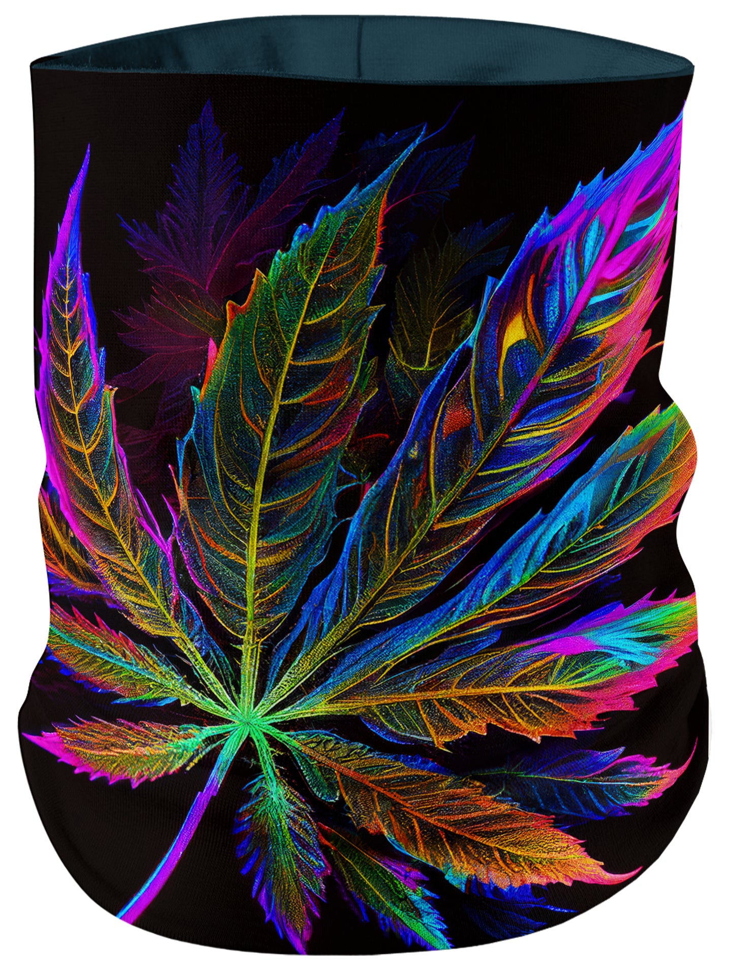 Blacklight Weed Bandana Mask, iEDM, | iEDM