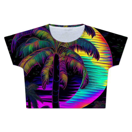 Neon Nights Crop Tee, iEDM, | iEDM