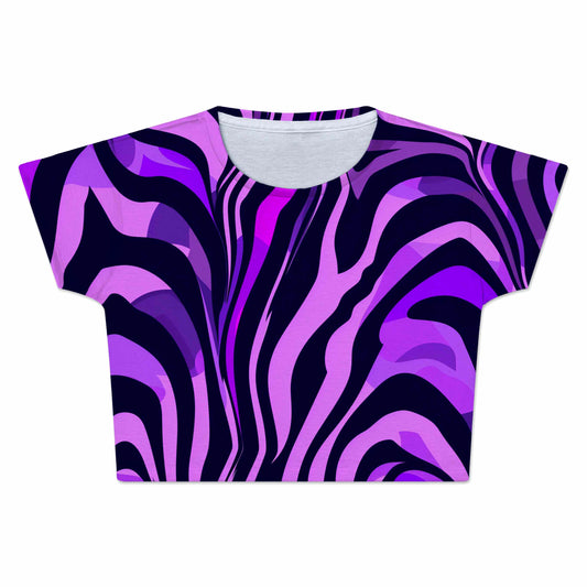 Noir Stripes Crop Tee, iEDM, | iEDM