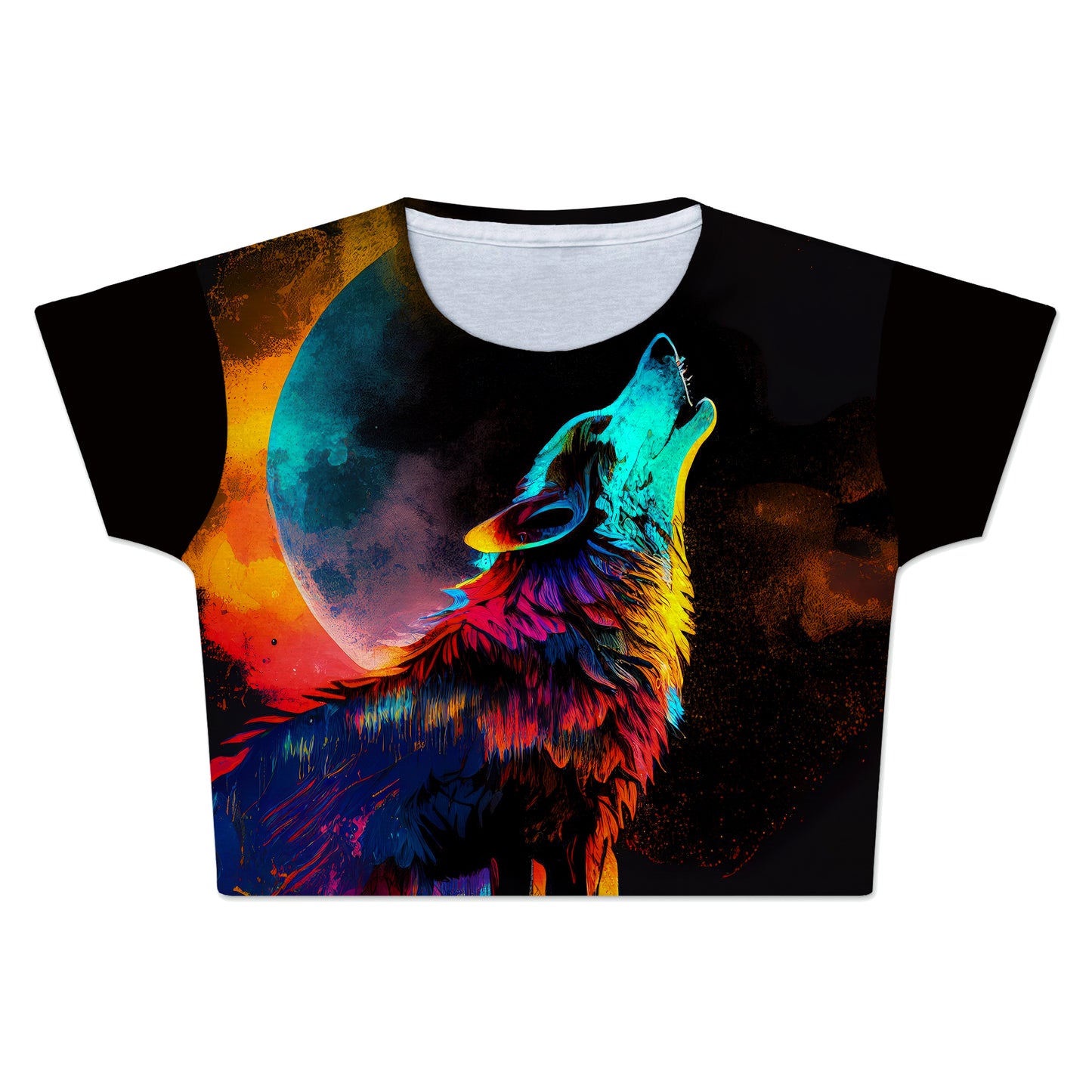 Spirit Wolf Crop Tee, iEDM, | iEDM