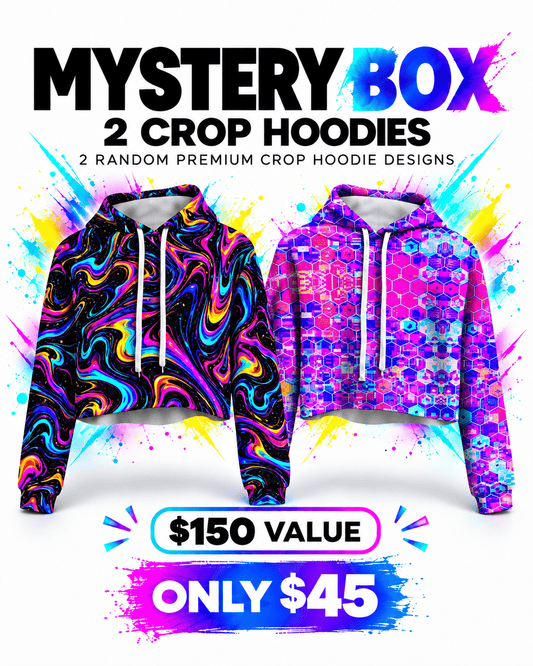 2 Crop Hoodies iEDM Mystery Box ($150 Value!)