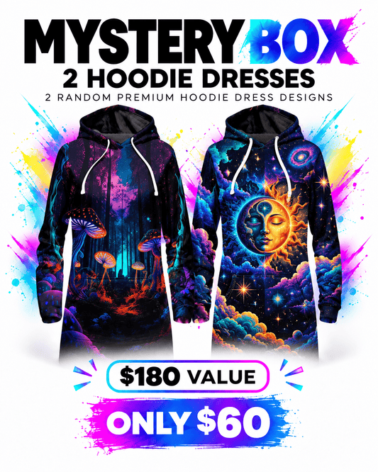 2 Hoodie Dresses iEDM Mystery Box ($180 Value!)