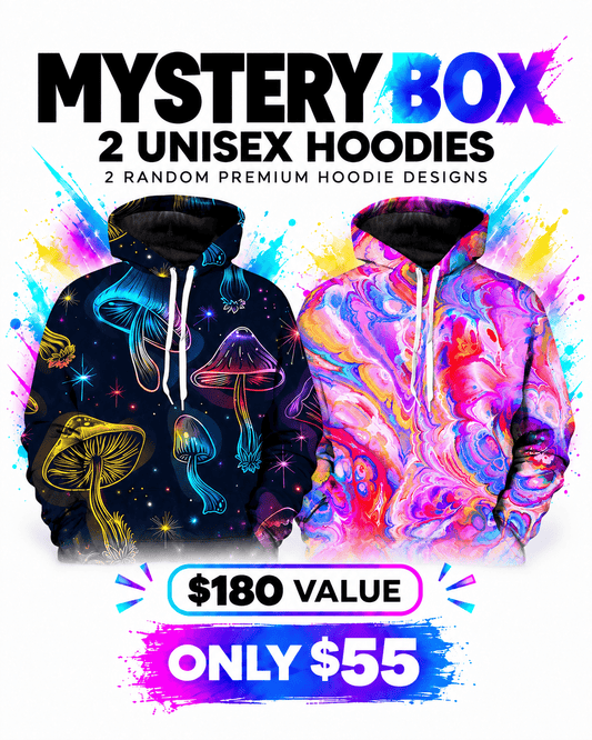 2 Unisex Hoodies iEDM Mystery Box ($180 Value!)