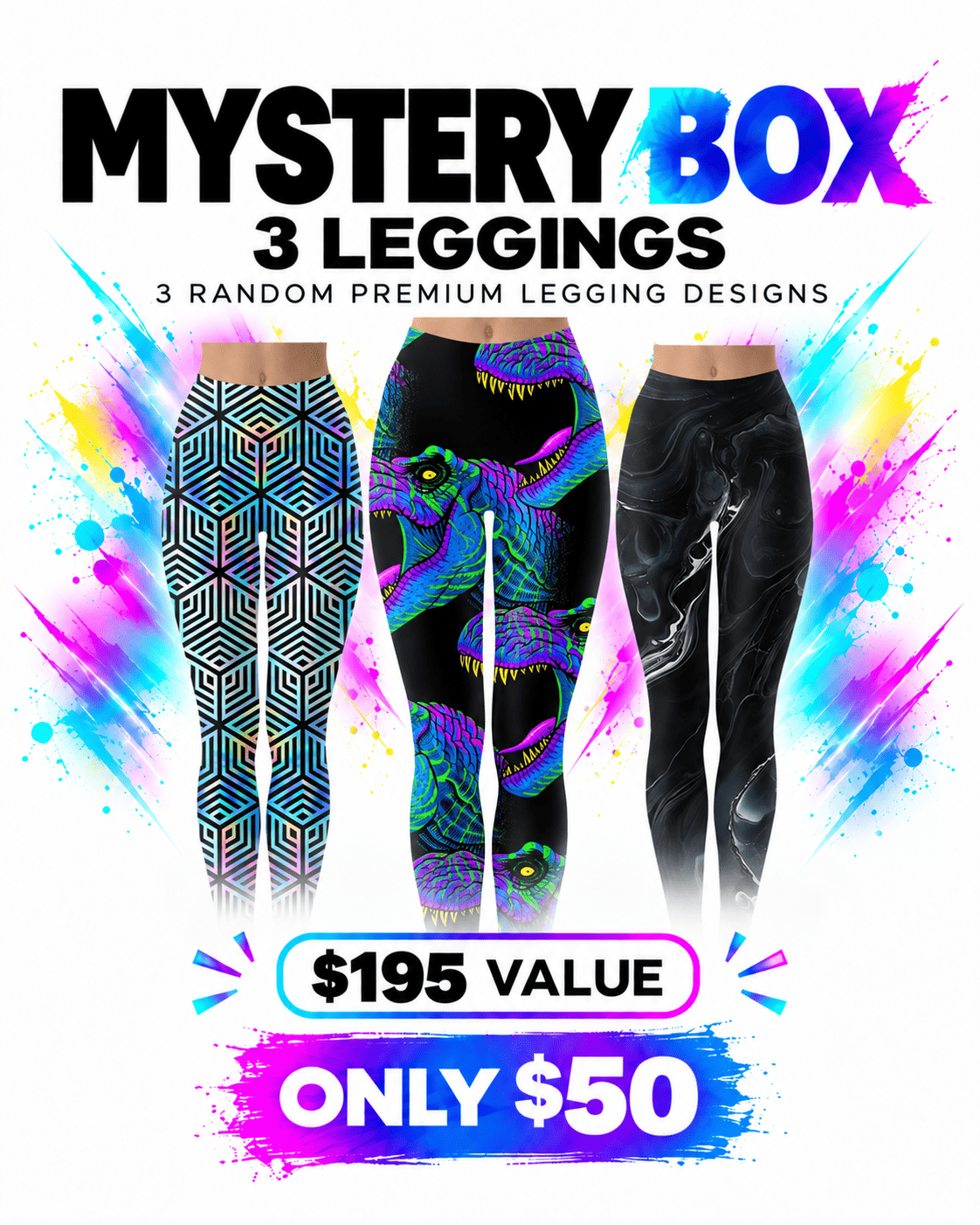 iEDM 3 Leggings iEDM Mystery Box ($195 Value!)