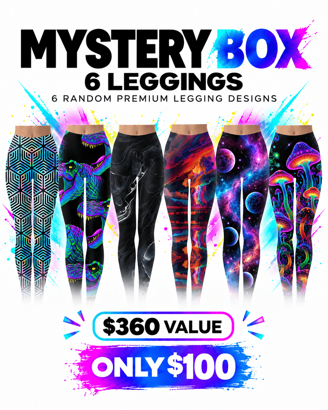 6 Leggings iEDM Mystery Box ($360 Value!)