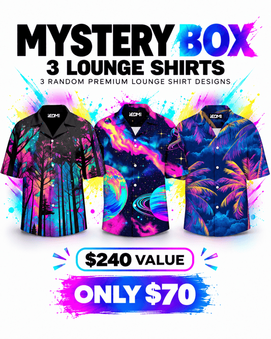 3 Lounge Shirts iEDM Mystery Box ($240 Value!)