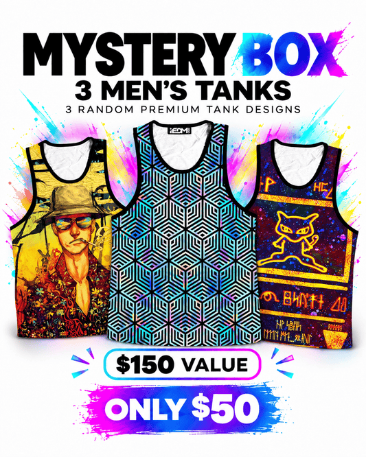 3 Men's Tanks iEDM Mystery Box ($150 Value!)